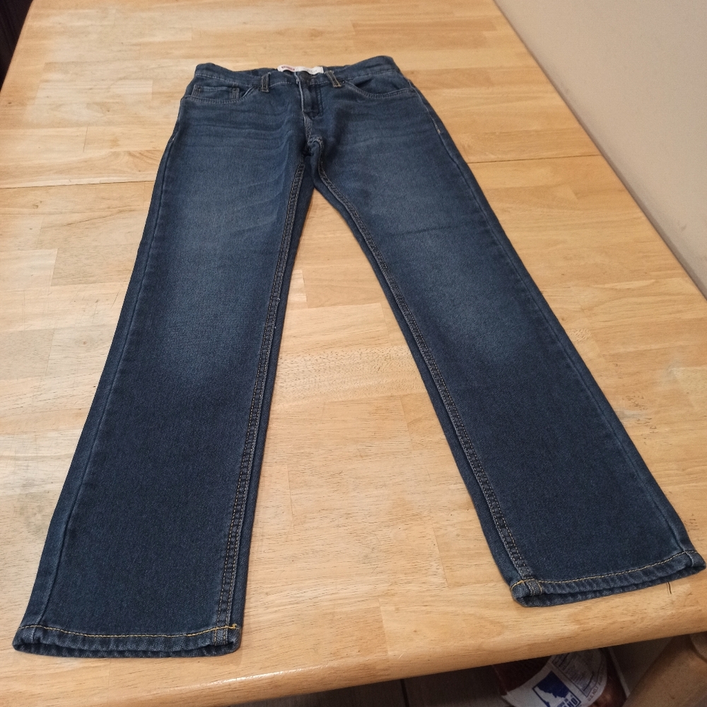 Levi's Jeans 511 Slim Size 14 Reg (27x27) Light Blue Denim Youth Zip Fly